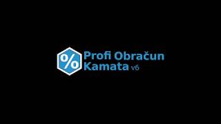 Profi Obračun Kamata V6  Kalkulator [upl. by Ocinemod]