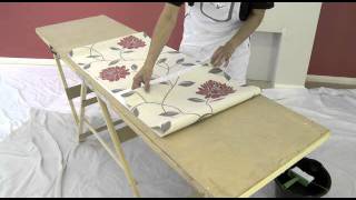 Pre Pasted Wallpaper Installation Video  anewall [upl. by Ahsekam]