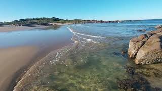 Pretty waves at Anna Bay Australia [upl. by Ardien]