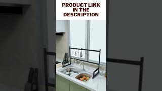 3 Tier Over Sink Dish Drying Rack Stainless Steel Space Save Shelf [upl. by Brodench]