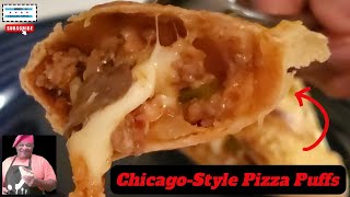 Easy Homemade ChicagoStyle Pizza Puffs [upl. by Mcnelly]