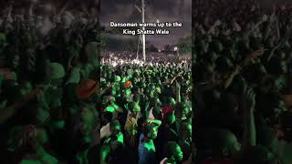 Dansoman warms up to the King Shatta Wale ShattaWale ursulaowusu shattamovement youtubeshorts [upl. by Idnahr248]