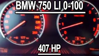 BMW 750Li new acceleration [upl. by Attikin122]