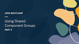 Part II Using Shared Component Groups [upl. by Atiniv]