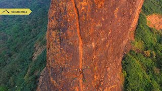 Harihar Fort Trek  Trimbakeshwar  Maharashtra Trek  Drone Video [upl. by Fredela]