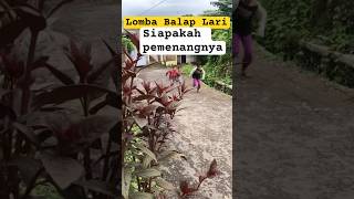 Lomba balap lari shorts shortvideo [upl. by Nnylarej]