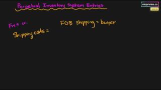 26 The Perpetual Inventory System and Journalizing Purchase Entries Financial Accounting Series [upl. by Ross]