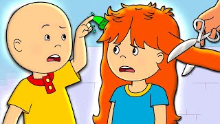 La Coupe de Cheveux de Mousseline  Caillou en Français [upl. by Ojok990]