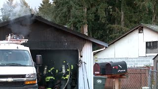 House Fire 244th St Ct E amp 41st Ave E Spanaway WA [upl. by Ruon274]