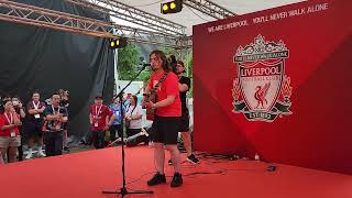 Jamie Webster at LFC Fan Zone The Match Bangkok 2022 [upl. by Aicella298]