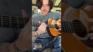 John Mayer Guitar Tip for “Neon” johnmayer guitar guitarist guitarsolo guitarlesson neon [upl. by Kerns]