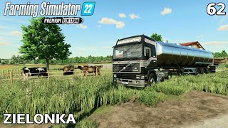 Selling milk and loading carrots  ZIELONKA  Farming Simulator 22  Ep62 [upl. by Erimahs]