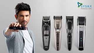 Syska Personal Care Presents the Ultra Trim Range of Beard Trimmers Starring Sushant Singh Rajput [upl. by Abrams]