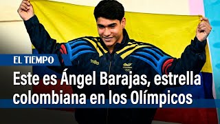 Este es Ángel Barajas primera medalla de Colombia en Juegos Olímpicos París 2024  El Tiempo [upl. by Dumond]