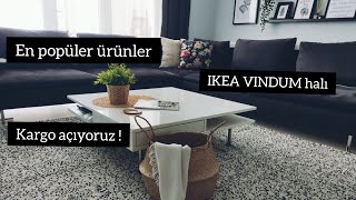 IKEA kargo  VINDUM halı  kutudan neler çıktı [upl. by Anaila]