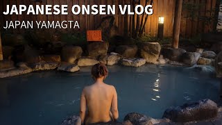 The entire mens hot spring is reserved The charm of Yamagata and a blissful hot spring experience♪ [upl. by Warwick234]