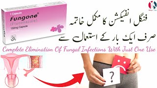 Fungone 150 mg capsule uses in urdu  Fluconazole capsule  How to use fungone capsule [upl. by Sisco47]