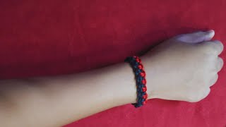 DIY Larks Head Knot Bracelet  Easy Bracelet Tutorial for Beginners [upl. by Maribel]