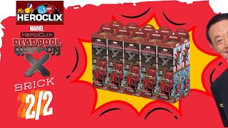 Heroclix SG Galore Deadpool Weapon X brick 22 unboxing [upl. by Eihcra]