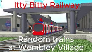 Itty Bitty Railway  Random trains at Wembley Village [upl. by Townshend]