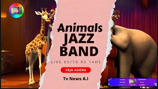 Animals Jazz Band Uma Nova Era de Entretenimento IA [upl. by Aretse]