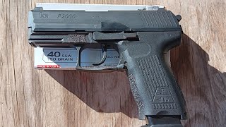 Is HK P2000 Still a Viable CCW In 40 with Supposedly Inaccurate XS Big Dot Sights No Less Part 1 [upl. by Sung418]