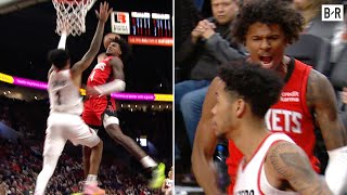 Jalen Green POSTERIZES Anfernee Simons 😳 [upl. by Einiar491]