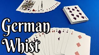 How to Play German Whist  A card game for 2 players [upl. by Etteyniv]