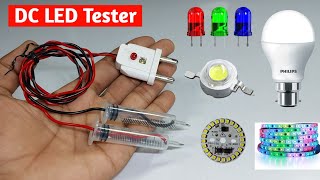 How to make electric powerful tester using led bulb  Led tester  9w bulb and 30v Led tester [upl. by Kcira]