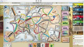 How to Play Ticket To Ride Europe on BGA [upl. by Woodford]