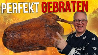 Knusprig und saftig Gänsebraten Niedertemperatur zubereiten [upl. by Ikilisav]