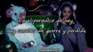 Dont Dream Its Over  Miley Cyrus feat Ariana Grande Traducción a Español [upl. by Anaeed]