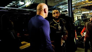 DANA WHITE CONGRATULATES BELAL MUHAMMAD ON WINNING THE UFC WELTERWEIGHT TITLE AT UFC 304 [upl. by Palla]