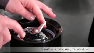 How to Assemble the KitchenAid® 5Speed Blender With Glass Jar Pitcher [upl. by Trebliw]