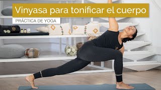 Vinyasa yoga para tonificar el cuerpo sin impacto 45 min [upl. by Anairb417]