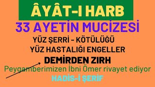 ÂYÂTI HARB  MUCİZE AYETLER  KÖTÜLERDEN VE HASTALIKLARDAN KORUNMAZIRHI [upl. by Avihs]