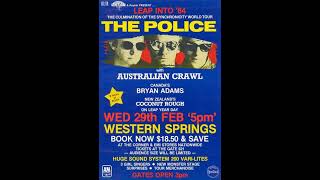 THE POLICE  Voices Inside My HeadSynchronicity I Auckland NZ February 29 1984 MASTER AUDIO [upl. by Grussing]