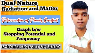 Determination of Plancks Constant by 📈 stopping Potential and Frequency 12th CBSE ISC CUET UP BOARD [upl. by Trautman576]