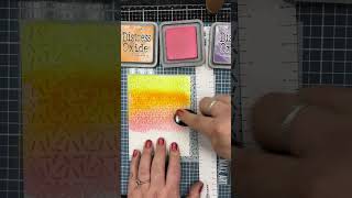 Easy Tutorial on Using Ink Pads and Stencils to Make a Sweet Card [upl. by Zerla]