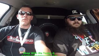 MASSIVE 21quot SUBWOOFER WALLED OFF IN AUSTINS CAR [upl. by Laamaj]