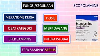 APA ITU OBAT SCOPOLAMINE [upl. by Accebor]