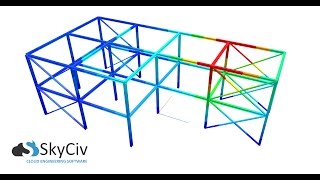 Modelling a Frame Structure  SkyCiv Structural 3D Cloud Engineering Software [upl. by Warford]