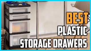 Best Plastic Storage Drawers in 2021 Top 5 Picks [upl. by Gans]