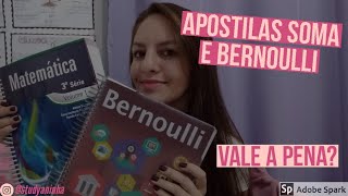 APOSTILAS BERNOULLI E SOMA  CONTEÚDO OPINIÃO E VANTAGENS [upl. by Livesay]