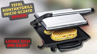 Tefal Kontaktgrill Inicio GC241D Review  Lohnt sich der Kauf [upl. by Htims313]