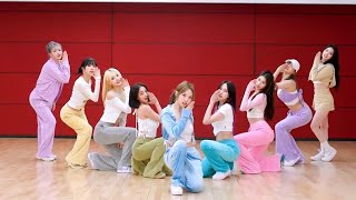 TWICE  Talk that Talk dance practice mirrored [upl. by Newbold156]