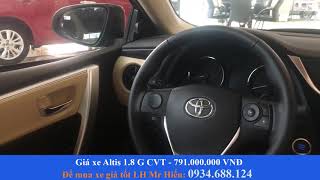 giá xe toyota Altis 2019 18 G CVT [upl. by Zandra]