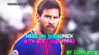 LIONEL MESSI ● RARE CLIPS ● SCENEPACK ● 4K WITH AE CC AND TOPAZ [upl. by Llennyl]