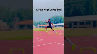 High Jump Exercise shorts highjump fitness trackandfield olympics trending viralvideo [upl. by Ynnol56]