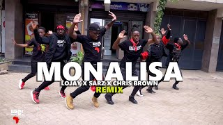 MONALISA Remix  LOJAY Official Dance Video ft Sarz amp Chris Brown  Dance Republic Africa [upl. by Wilone]